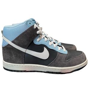 Nike Dunk High Dunk High Navy 317982-050 Suede Leather Sneaker Men's Size 9.5